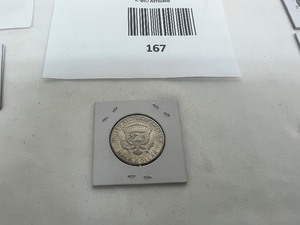 lot 167 image: KENNEDY HALF DOLLAR HOBO COIN