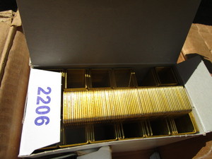 lot 17 image: New Staples. Finishing Nails