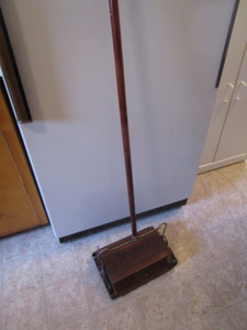 lot 100 image: Wooden Bissell Sweeper