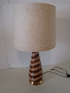 lot 108 image: MCM Ceramic Lamp