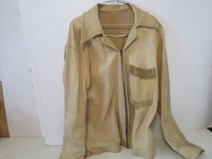 lot 164 image: Vintage Deerskin Jacket