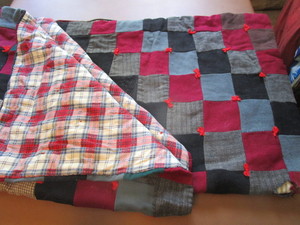 lot 212 image: Wool Quilt