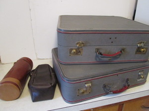 lot 260 image: Suitcases - Vintage