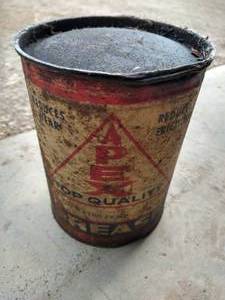 VintageAntique Apex 5 lb. Grease Can