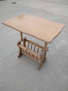 Wooden Magazine Rack