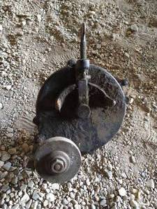 Vintage Heavy Bench Mount Grindstone