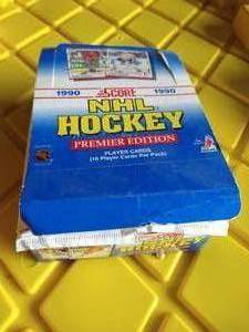 1990 Score Hockey Card Wax Box