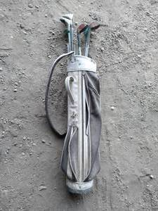 Vintage Golf Bag & Clubs