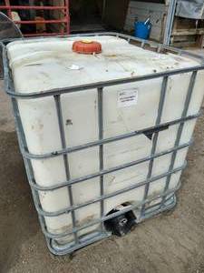 Empty 265 Gallon Fertilizer Tank