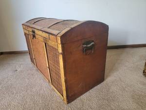 lot 43 image: Bohemian Weave Chest