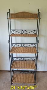 lot 44 image: Scrolled Steel Bakers Rack