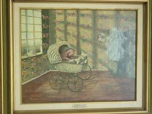 lot 51 image: Empty Nest Canvas Poster