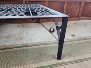 lot 56 image: Converted Industrial Grate Cocktail Table