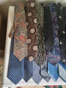 lot 121 image: Closet Collection  Vintage Mens Ties Group A