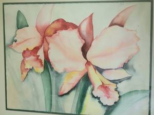 lot 34 image: Original Watercolor Signed Amy Hautman