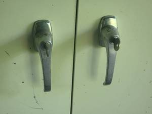 lot 69E image: Metal Storage Cabinet Pair E