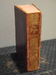 lot 27B image: ANTIQUELEATHERBOUND Book - The Complete Works of William Shakespeare - Walter J. Black, Inc. - 19th. c.