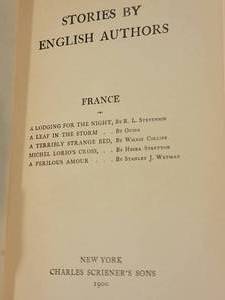 lot 27G image: ANTIQUE Book Set (10) - Stories by English Authors - Charles Scribners Sons - 1900