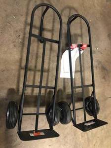 Lot of 2 Milwaukee 800 lb. Capacity D-Handle Hand Truck  Customer Returns See Pictures