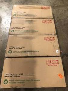 Lot of 4 International Concepts San Remo 24 in. Espresso Bar Stool  Customer Returns See Pictures Chairs Only