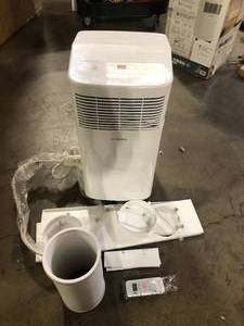 Vissani 5,000 BTU 115-Volt Portable Air Conditioner with Dehumidifier Mode and Remote in White Customer Returns See Pictures