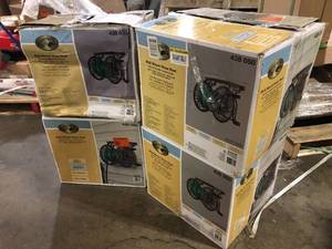 Lot of 4 Hampton Bay Wall-Mounted Hose Reel   Customer Returns See Pictures