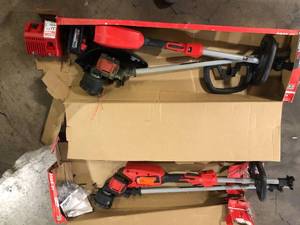 Lot of 2 Milwaukee String Trimmer  Customer Returns See Pictures