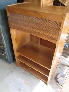 lot 109 image: Wooden TV and multimedia cabinet