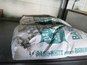 lot 125 image: 2-full bags of Dairy White coarse sweet barn lime