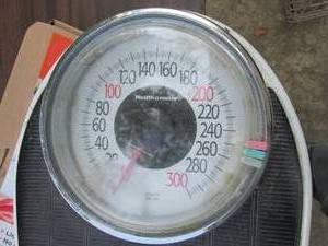 lot 175 image: Vintage Health-O-Meter  scale
