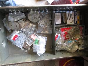lot 34 image: Heavy duty Metal 5-drawer desk
