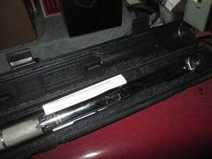 lot 95 image: 150ft lb torque wrench in case