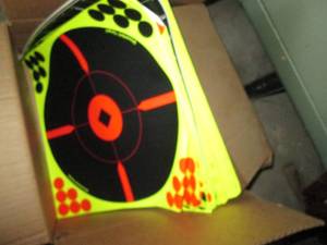lot 348 image: Box of shooting target paper