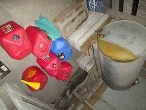 lot 381 image: Gas cans and more