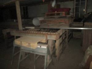 lot 382 image: Chicken feeders, saw horses and more