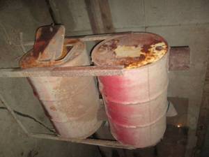 lot 397 image: Metal barrels