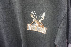 lot 13 image: Buck Wear Huntin Bucks & Drivin Trucks Themed T-Shirt