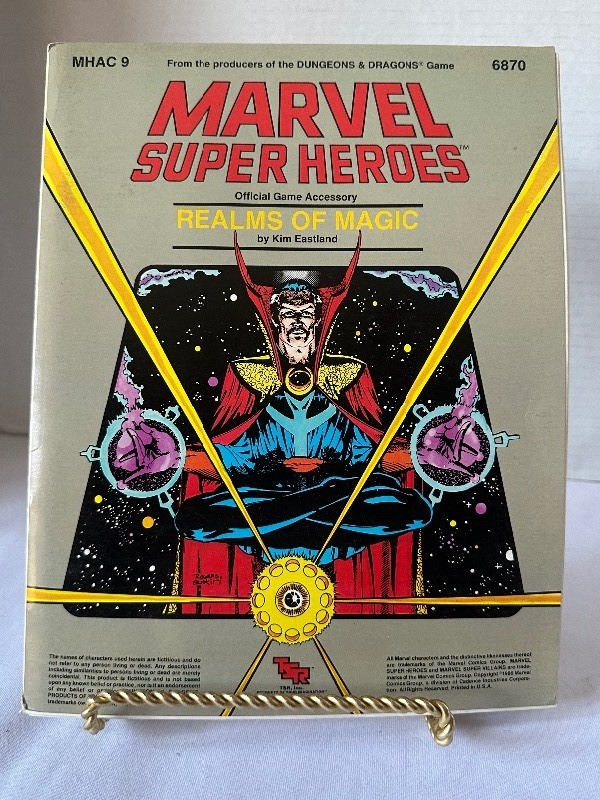 Book Marvel Super Heroes Realms of Magic by Kim Eastland 6870, Unique,  Unusual and Interesting Vintage and Antique Treasures Estate Auction