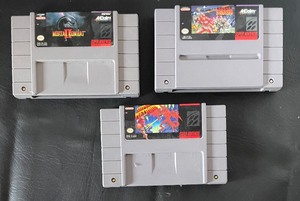 lot 33 image: 9 Super Nintendo Games