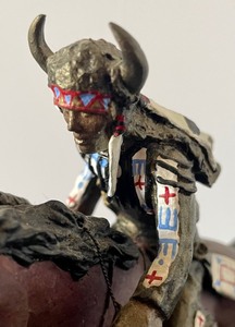 lot 71 image: Hamilton Collection Spirit of the Plains Sculpture by Chuck Ren