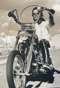lot 133 image: Easy Rider 1969 Dennis Hopper and Peter Fonda Framed Print