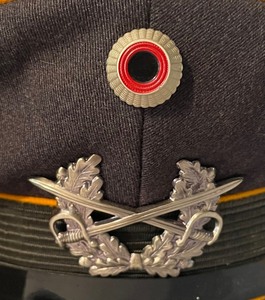 lot 136 image: Vintage Bamberger Mutzen-Industrie West German Military Hat