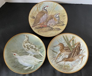lot 157 image: Franklin Mint Game Birds of the World Collectors Plates by Basil Ede