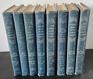 lot 167 image: 8 Vintage Wonder Books of the Worlds Progress by Henry Smith Williams