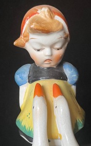 lot 173 image: Vintage Goose Girl Figurine
