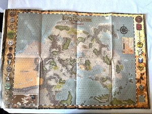 lot 223 image: Dungeons and Dragons  Living Greyhawk Gazetteer with Map