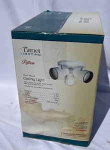 lot 323 image: Patriot Flush Mount Ceiling Light New In The Box
