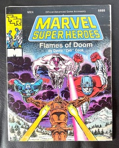 lot 267 image: Marvel Super Heros Flames of Doom Role Playing Game by David Zab Cook