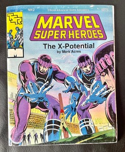 lot 268 image: Marvel Super Heros The X-Potential Role Playing Game by Mark Acres