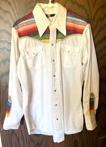 lot 275 image: 3 Western Style Button Up Shirts by Panhandle Slim, Kennington and Sears Western Wear